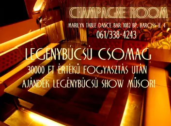 Legénybúcsú csomag